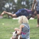 Puppy with Girl at Movement Class