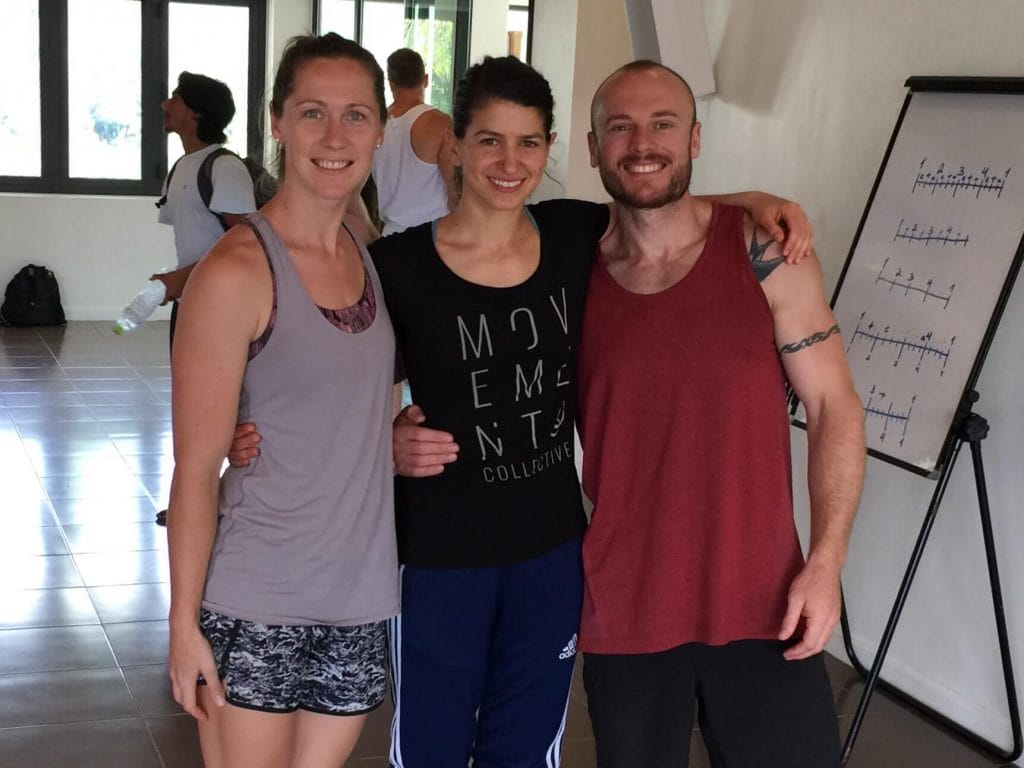 Photo of Emma Blockey, Shai Faran, and Glenn Robson